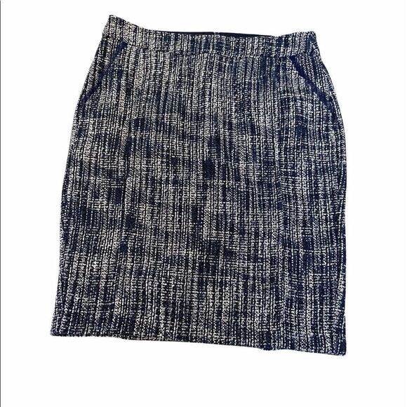NWOT ATTITUDE JAY MANUEL Tweed Wool Blend Skirt 6 - Picture 1 of 8